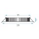 Downlight panel LED Redondo 230mm Gris Plata 25W Blanco Neutro, Corte 185mm ideal Techos de Lamas 